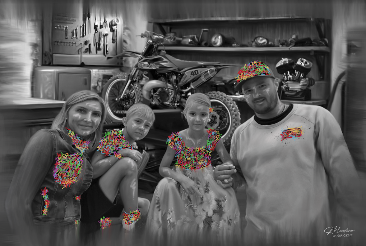 portret motorkare